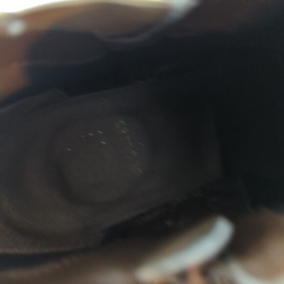 G By Guess Boots Womens 7M Heels Side Zip Ankle Booties Brown Leather Almond Toe - Picture 7 of 13